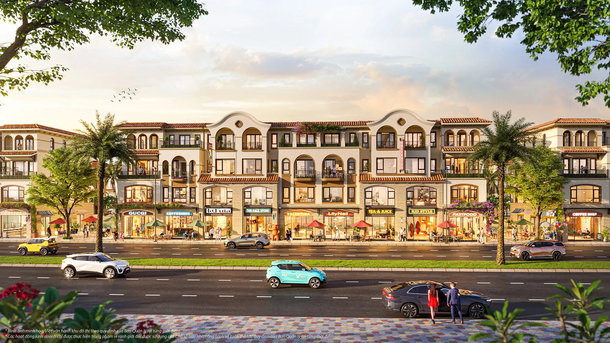 Phối cảnh căn hộ liền kề Vinhomes Bắc Hồng